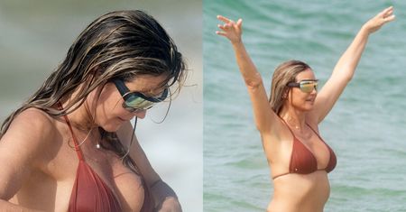 53-letnia Heidi Klum zażywa kąpieli w Morzu Karaibskim. Forma marzenie? (FOTO)