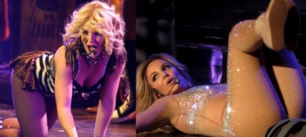 Britney tarza się po scenie... Seksowna?