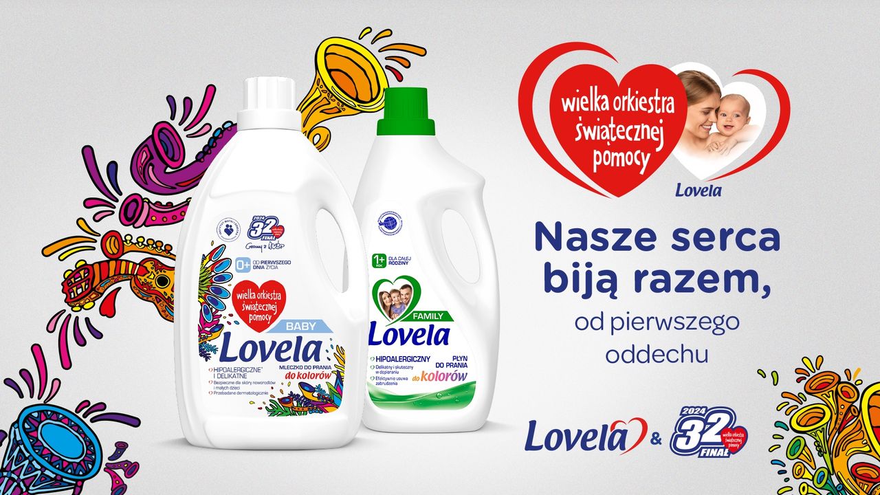Lovela Sponsorem Głównym 32. Finału Wielkiej Orkiestry Świątecznej Pomocy!