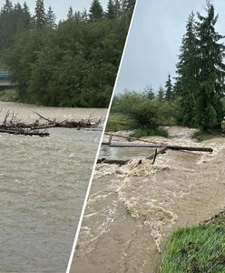 Woda odcięła drogę do domków letniskowych. Są w nich turyści