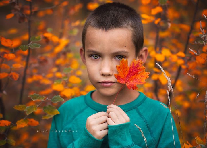 Kolorowa jesień i dziesiątka dzieci sfotografowanych przez matkę 14