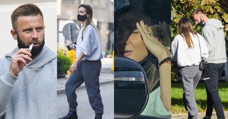 Artur i Sara Borucowie wożą się po mieście w mercedesie (ZDJĘCIA)