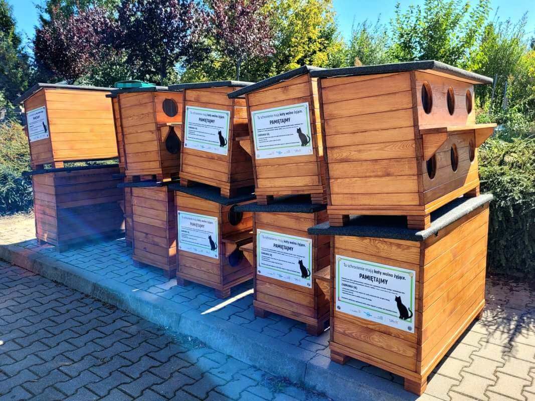 Domki dla kotów wolno żyjących Lublin