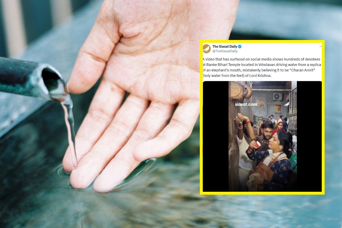 Miracle debunked: Vrindavan worshippers drank AC water
