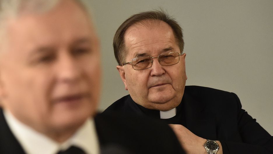 Konferencja poswiecona pamieci posowi PiS wicepremierowi Przemyslawowi Gosiewskiemu - Kaczynski, Rydzyk, Dydycz
Warszawa 03.03.2015 Sejm, posiedzenie. Konferencja poswiecona pamieci posowi PiS wicepremierowi Przemyslawowi Gosiewskiemu ktory zginal w katastrofie TU 154 w Smolensku N/z. dyrektor Radio Maryja ojciec Tadeusz Rydzyk, prezes PiS Jaroslaw Kaczynski,Image: 426608576, License: Rights-managed, Restrictions: , Model Release: no, Credit line: Adam Chelstowski / Forum
Adam Chelstowski / Forum
polityk, ksiadz, biskup, wiara, katolik