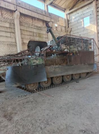 "Frankenstein" wraca na front. Rosjanie wyprowadzili go do walk