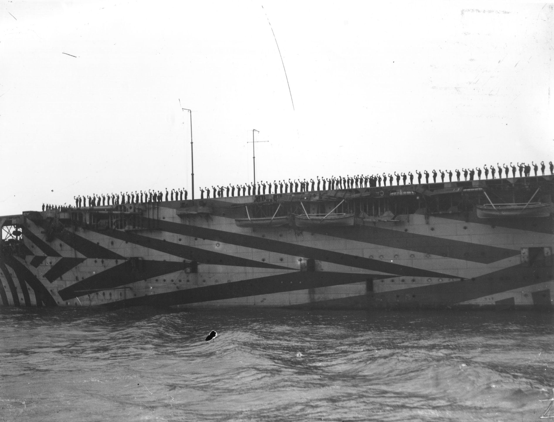 Historyczne statki niczym zebry. Oślepiający kamuflaż miał nietypowe zadanie 1