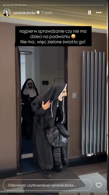 Sandra Kubicka pokazała przebranie na Halloween 