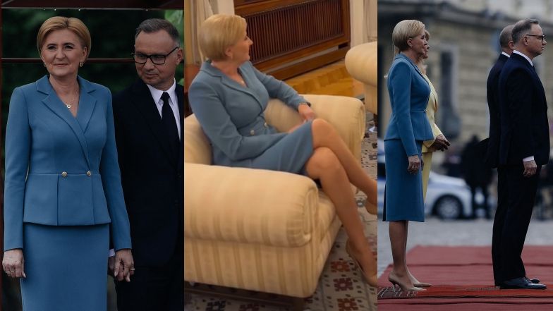 Agata Duda towarzyszy mężowi podczas wizyty w Bułgarii