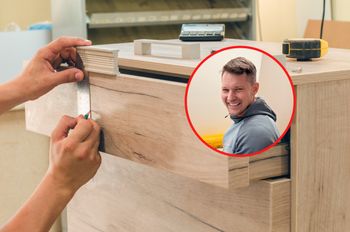 Meble z marketu mają sens? Stolarz: klient kupił je przez internet. Pękły podczas montażu