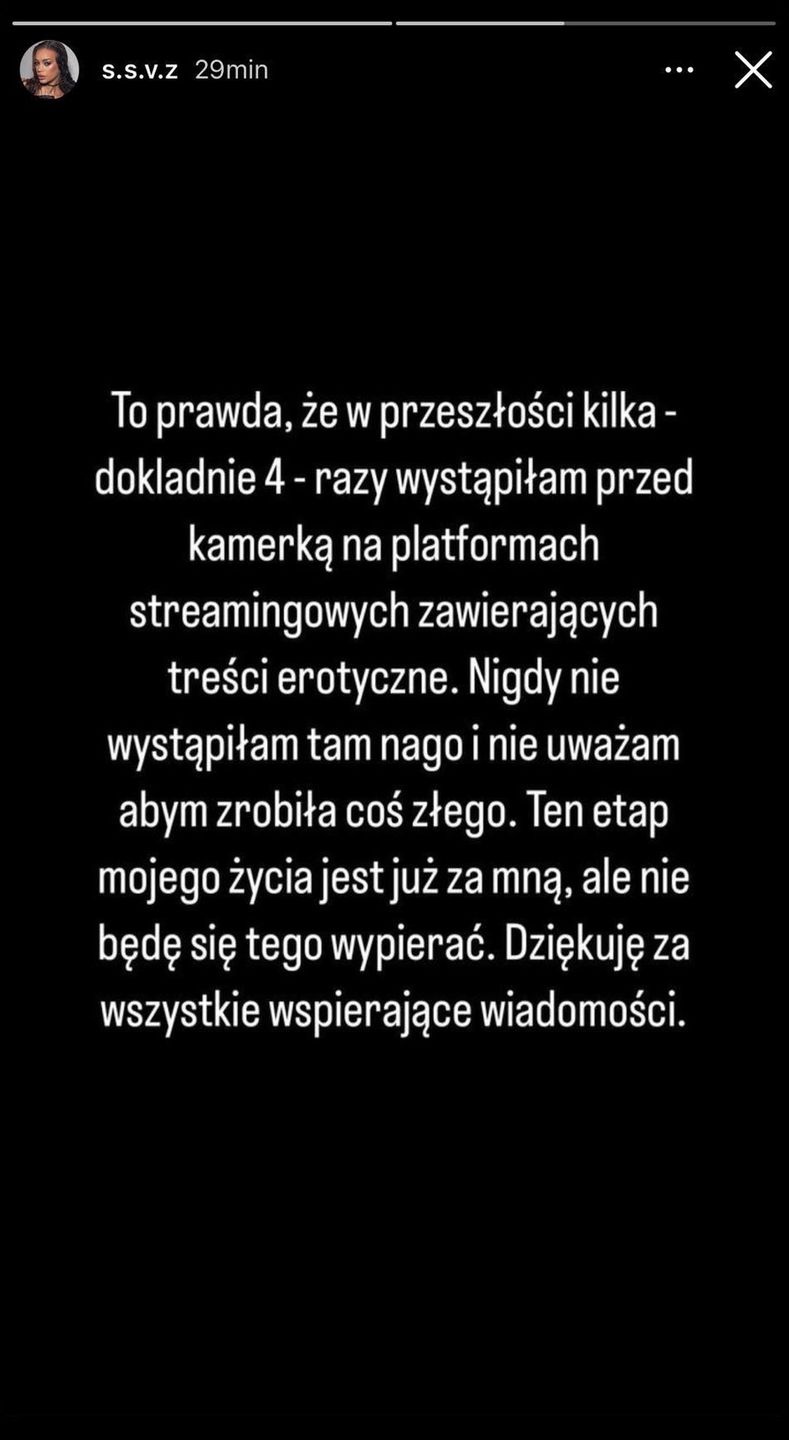 19-letnia ukochana Wojciecha Goli tłumaczy się z występowania na KAMERKACH