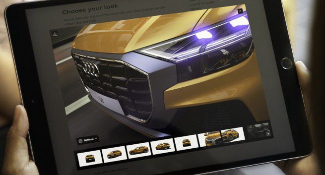 Audi: trójwymiarowa konfiguracja auta w czasie rzeczywistym