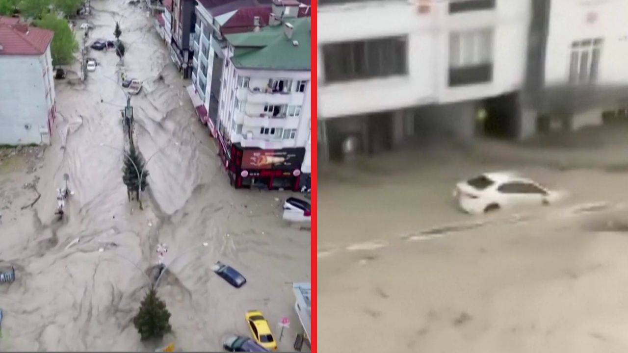 Turcja tonie. Woda niesie ze sobą samochody. Szokujące nagranie z powodzi