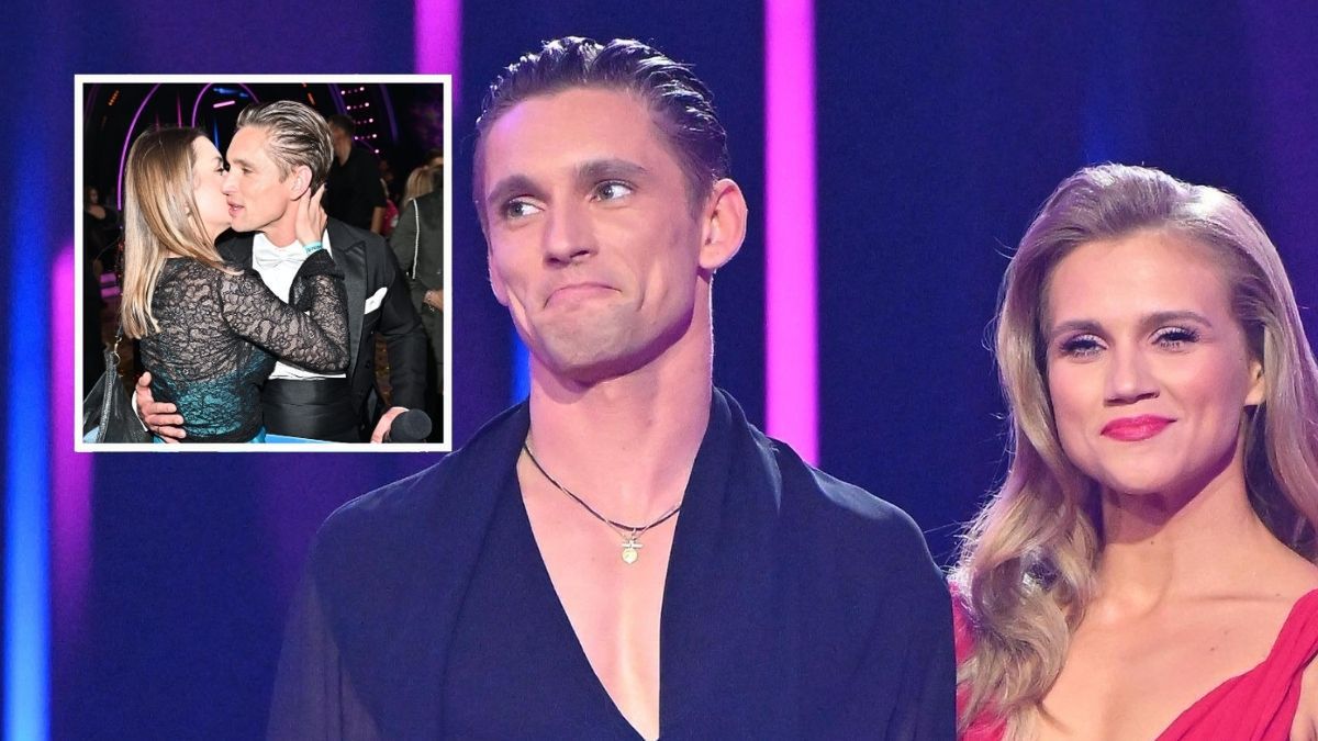 Filip Gurłacz z żoną, Agnieszka Kaczorowska 