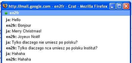 Google Talk i brak polskiego... ;)