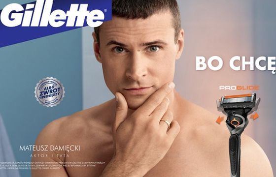 Mateusz Damięcki nowym ambasadorem Gillette