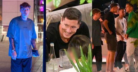 Piłkarze reprezentacji bawią się na mieście przed meczem z Mołdawią: Robert Lewandowski, Arkadiusz Milik, Jan Bednarek... (ZDJĘCIA)