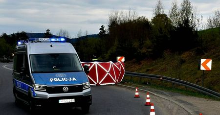 Tragiczny wypadek w Małopolsce. Nie żyje motocyklista