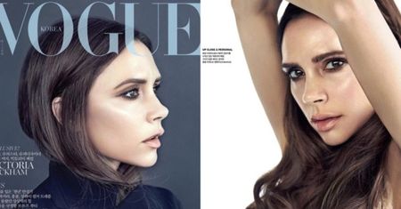 Elegancka Beckham na okładce "Vogue'a"