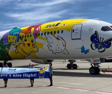 Pikachu na kadłubie samolotu. Nowy Boeing robi wrażenie