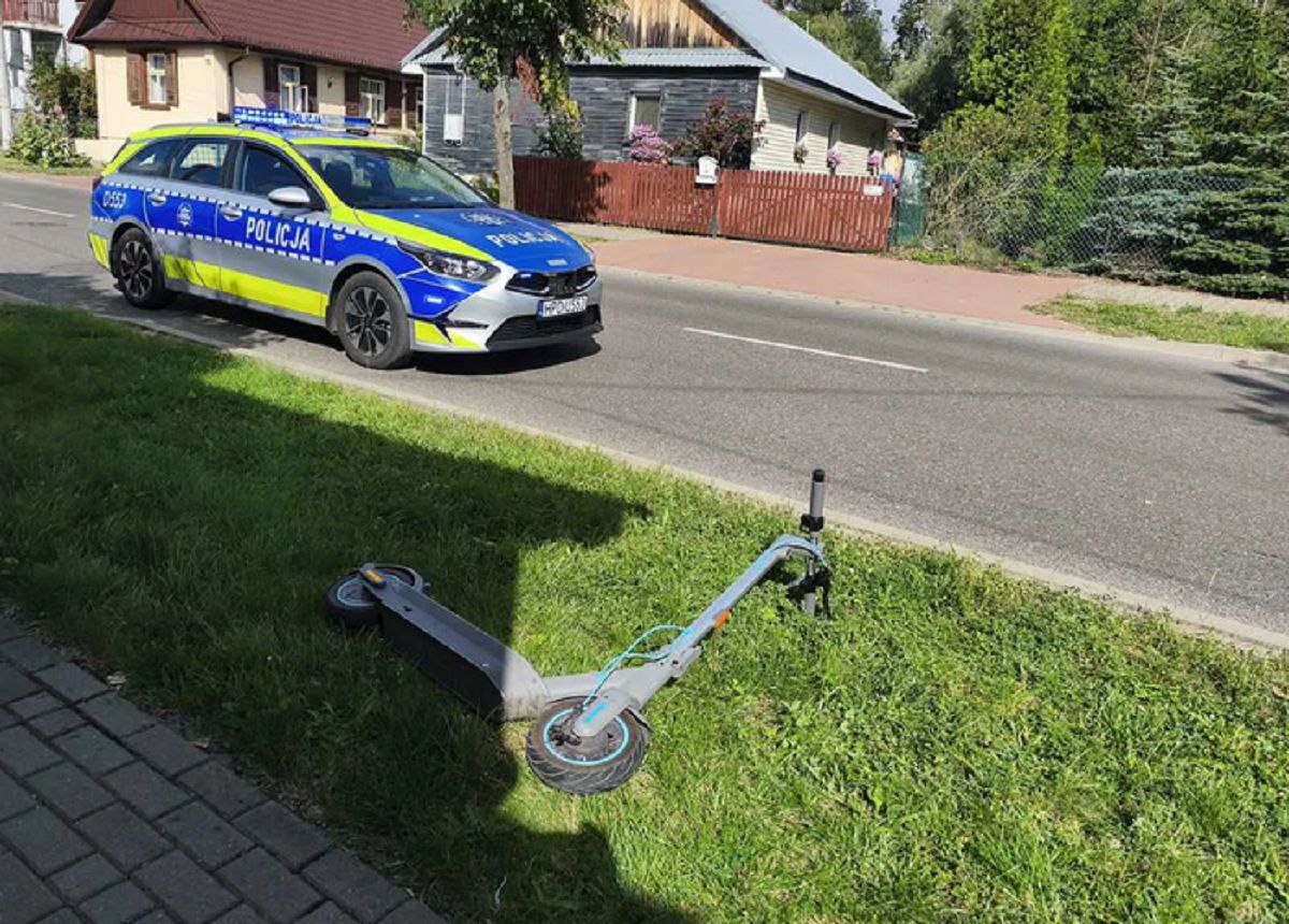 Dramat 11-latka na hulajnodze. Nie miał uprawnień