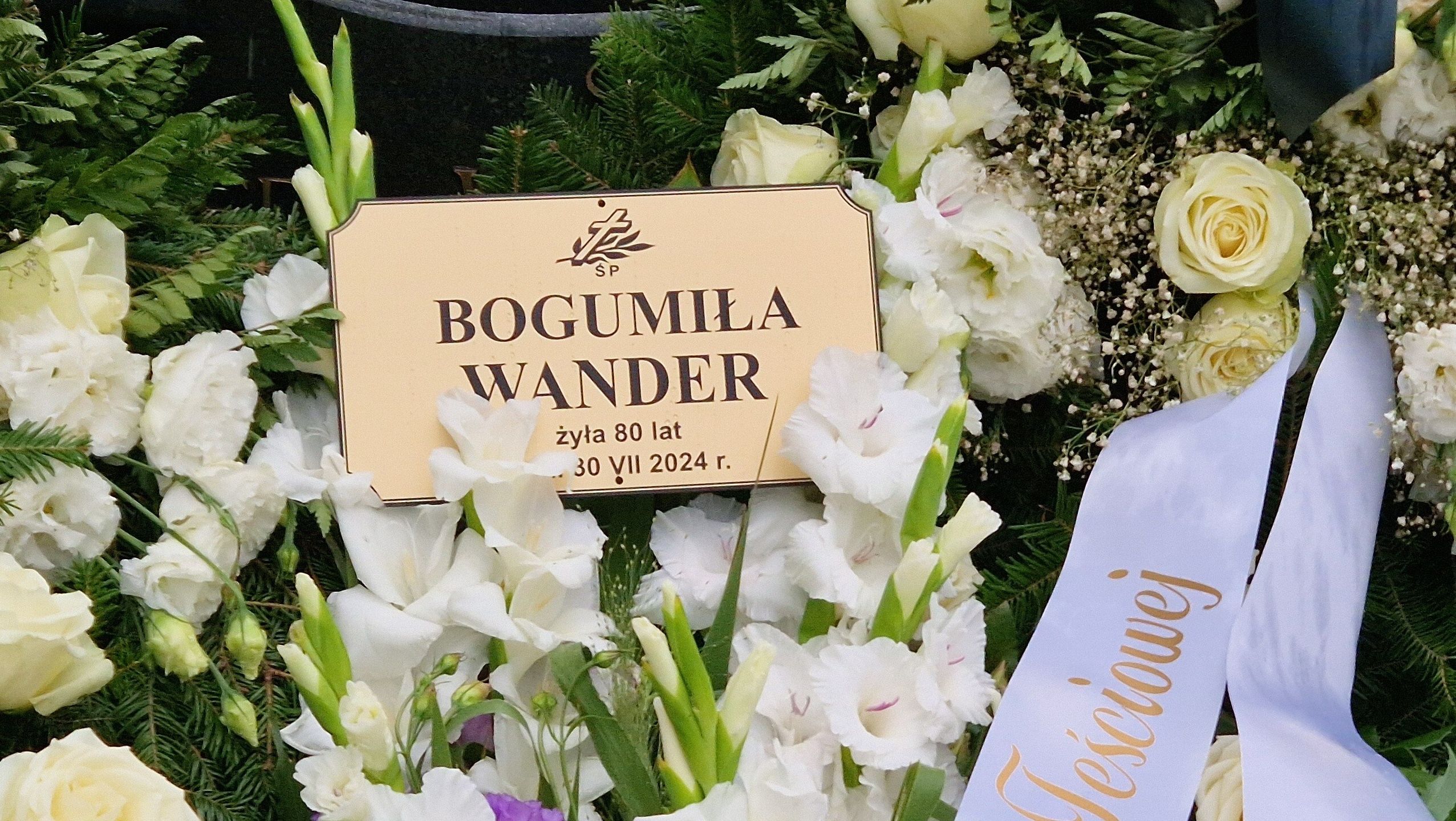 Pogrzeb Bogumily Wander
n/z: Wander Bogumila / Pogrzeb Bogumily Wander - 2024-08-07 / fot.KAPiF
KAPIF.pl