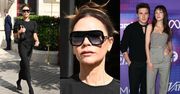 Szykowna Victoria Beckham opuszcza hotel przed debiutem na paryskim Fashion Weeku. Brooklyn Beckham i Nicola Peltz pojawią się na pokazie? (ZDJĘCIA)