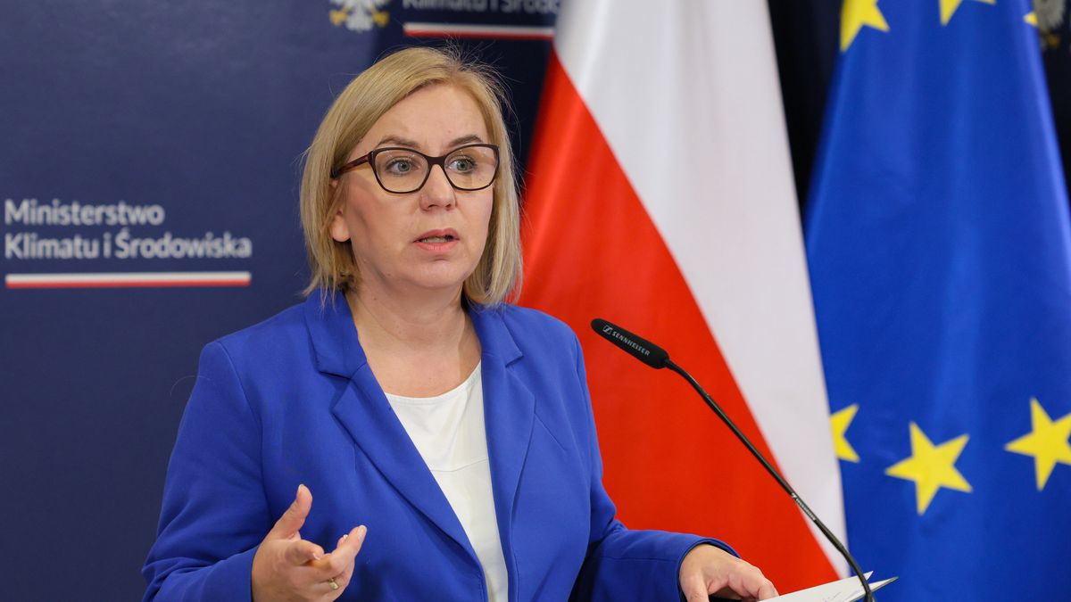 Minister klimatu i środowiska Paulina Hennig-Kloska