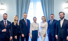 Doda u Nawrockiego. Prezydent miał też innego gościa