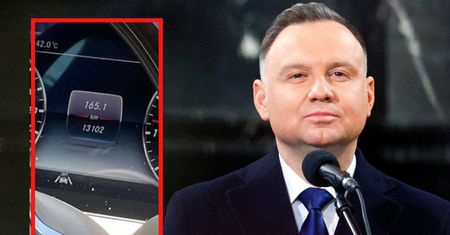 165 na liczniku Andrzeja Dudy. Łatwo się pomylić