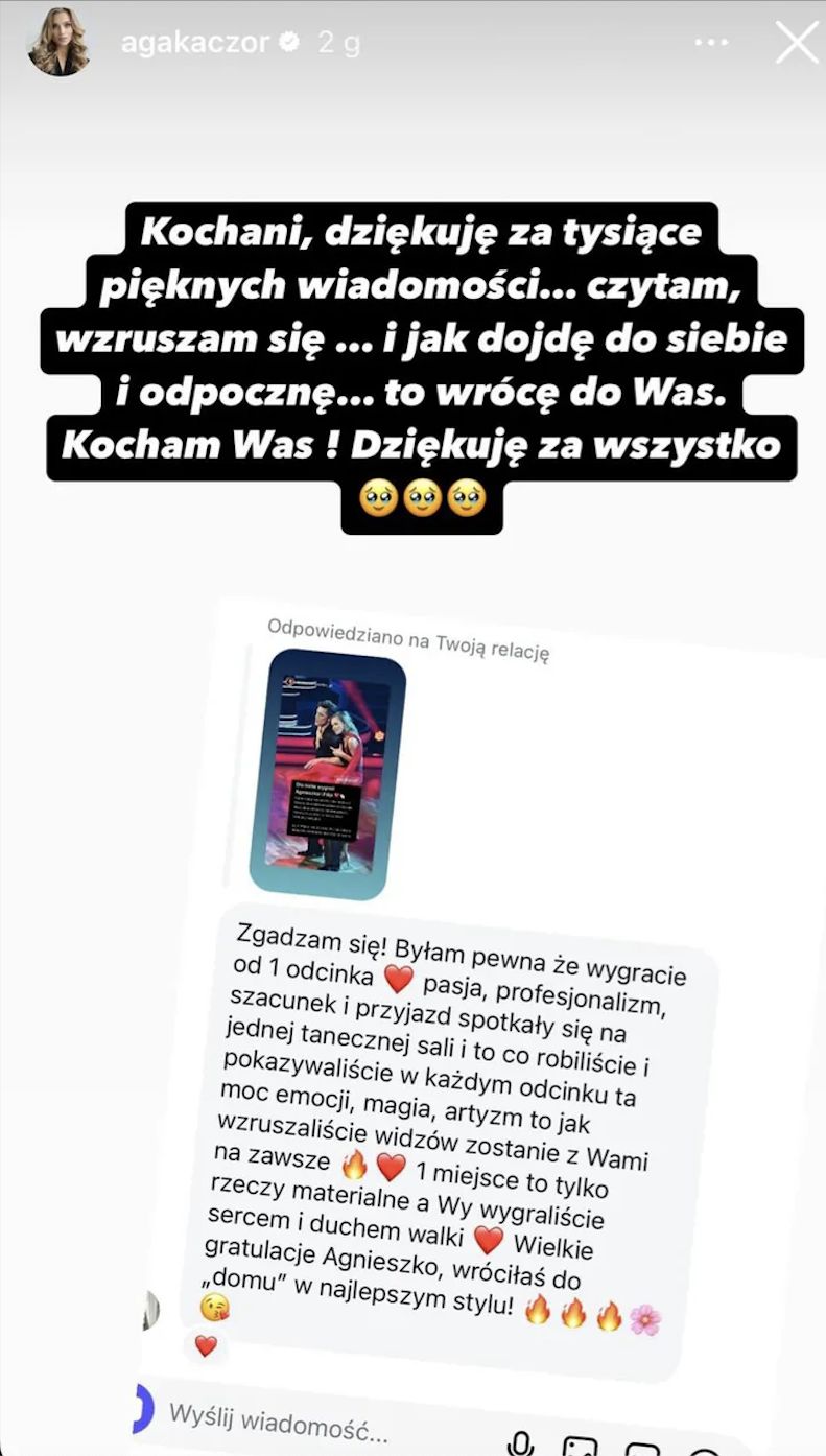 Stories, które opublikowała Agnieszka Kaczorowska