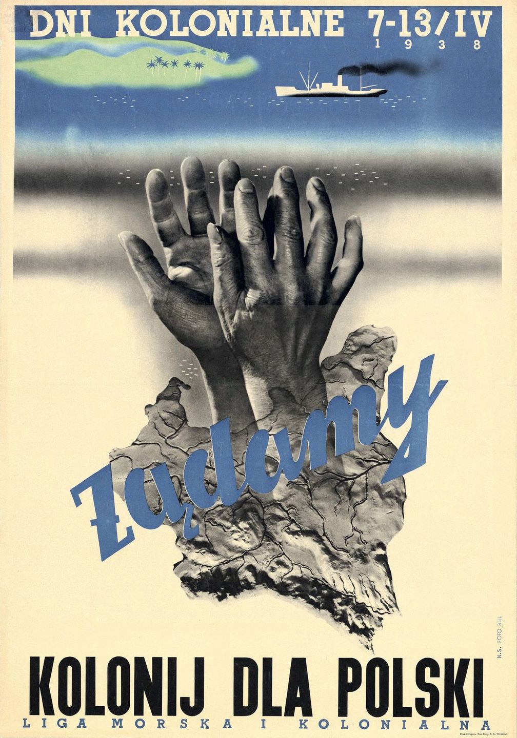 Plakat promujący Dni kolonialne z 1938 r.