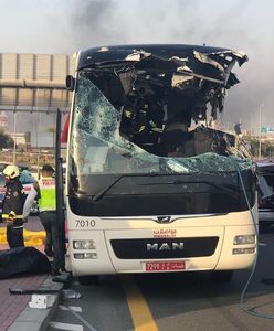 Tragedia w Dubaju. Wypadek autokaru. 17 osób nie żyje