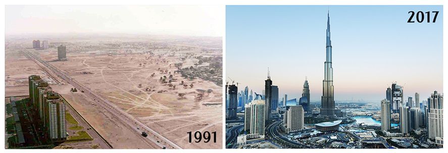 Dubaj wczoraj i dziś. Te zdjęcia robią wrażenie
