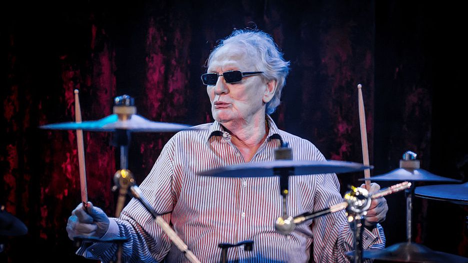 Ginger Baker na koncercie w Londynie w styczniu 2016 r.