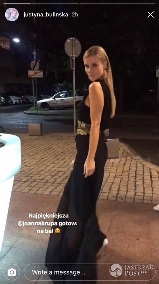 Joanna Krupa - Bal TVN 2017, zdjęcia z Instagrama