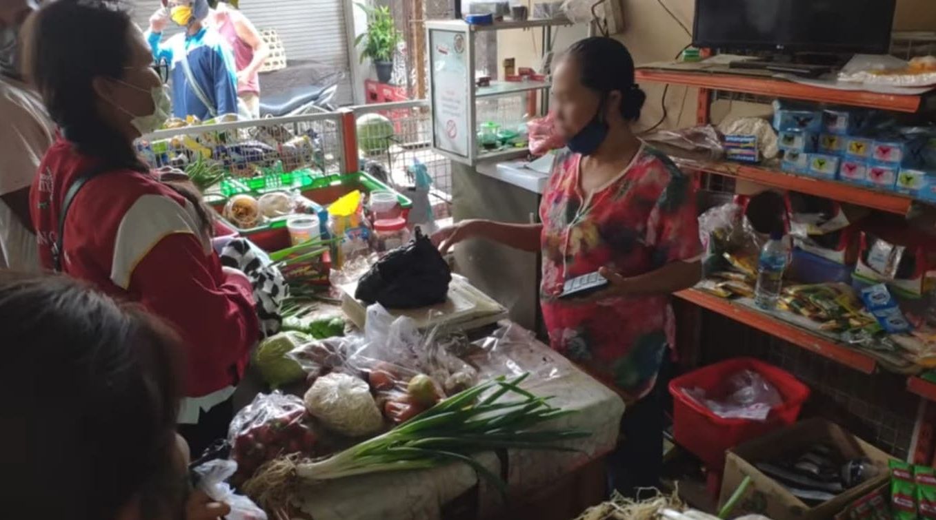 Sklep z warzywami na Bali 