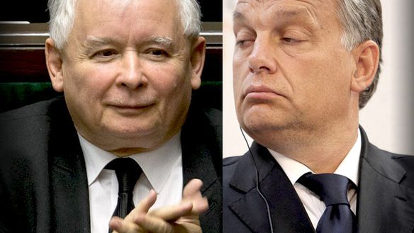 Jarosław Kaczyński i Viktor Orbán