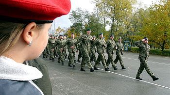 Pożegnanie żołnierzy wyjeżdżających do Libanu