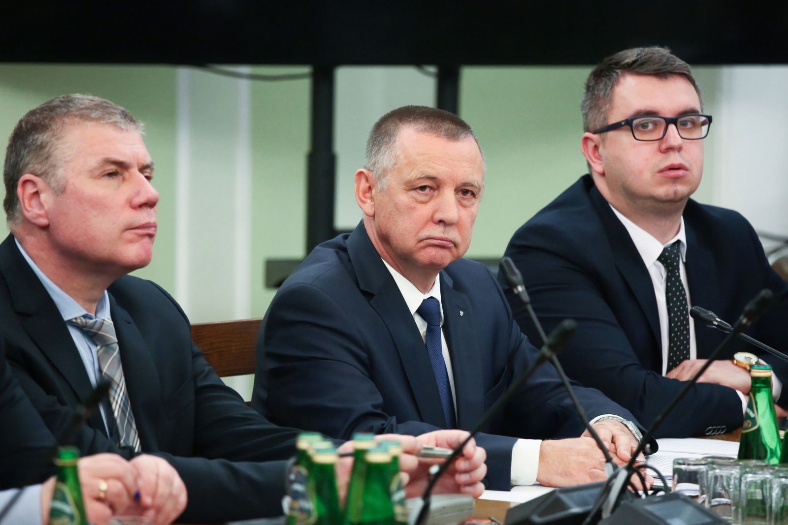 Prezes Najwyższej Izby Kontroli Marian Banaś podczas posiedzenia Sejmowej Komisji ds. Kontroli Państwowej