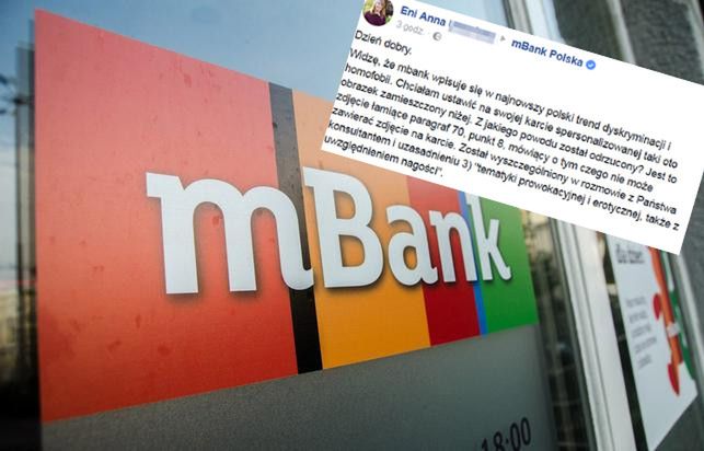 Klientka zarzuciła bankowi homofobię. Poszło o tęczową flagę