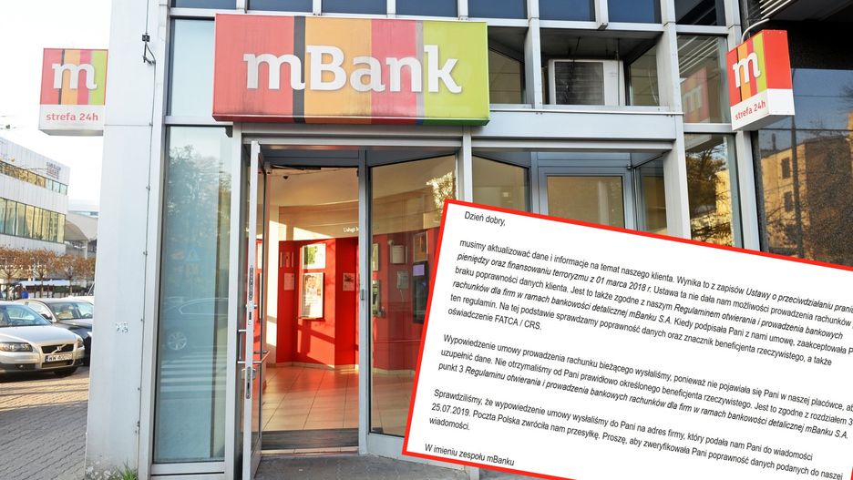 mBank znowu zamyka konta klientów biznesowych.