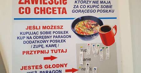 "Kup obiad potrzebującemu i zostaw paragon". W ten sposób bar z Białej Podlaskiej pomaga 15 osobom dziennie