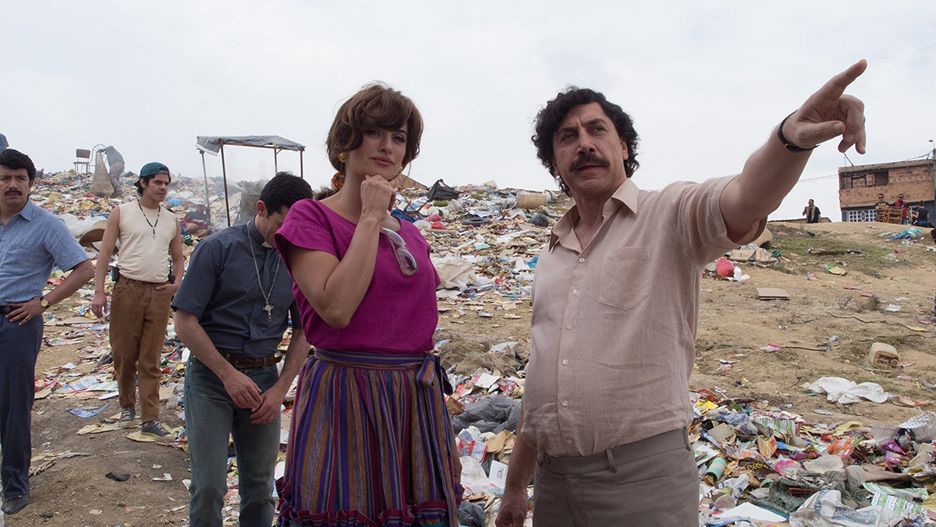 Javier Bardem i Penelope Cruz jako Pablo Escobar i Virginia Vallejo