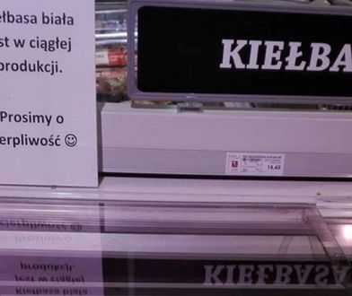 Kiełbasiane niedobory. Sklep prosi o cierpliwość