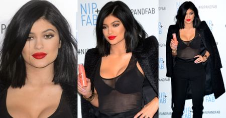 17-letnia siostra Kim pozuje na ściance... (ZDJĘCIA)