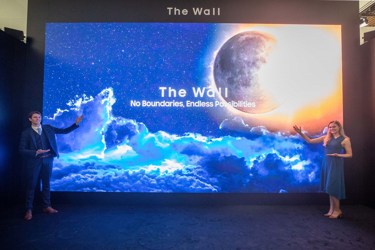 ISE 2020: Samsung prezentuje ekran The Wall for Business o przekątnej niemal 15 metrów!
