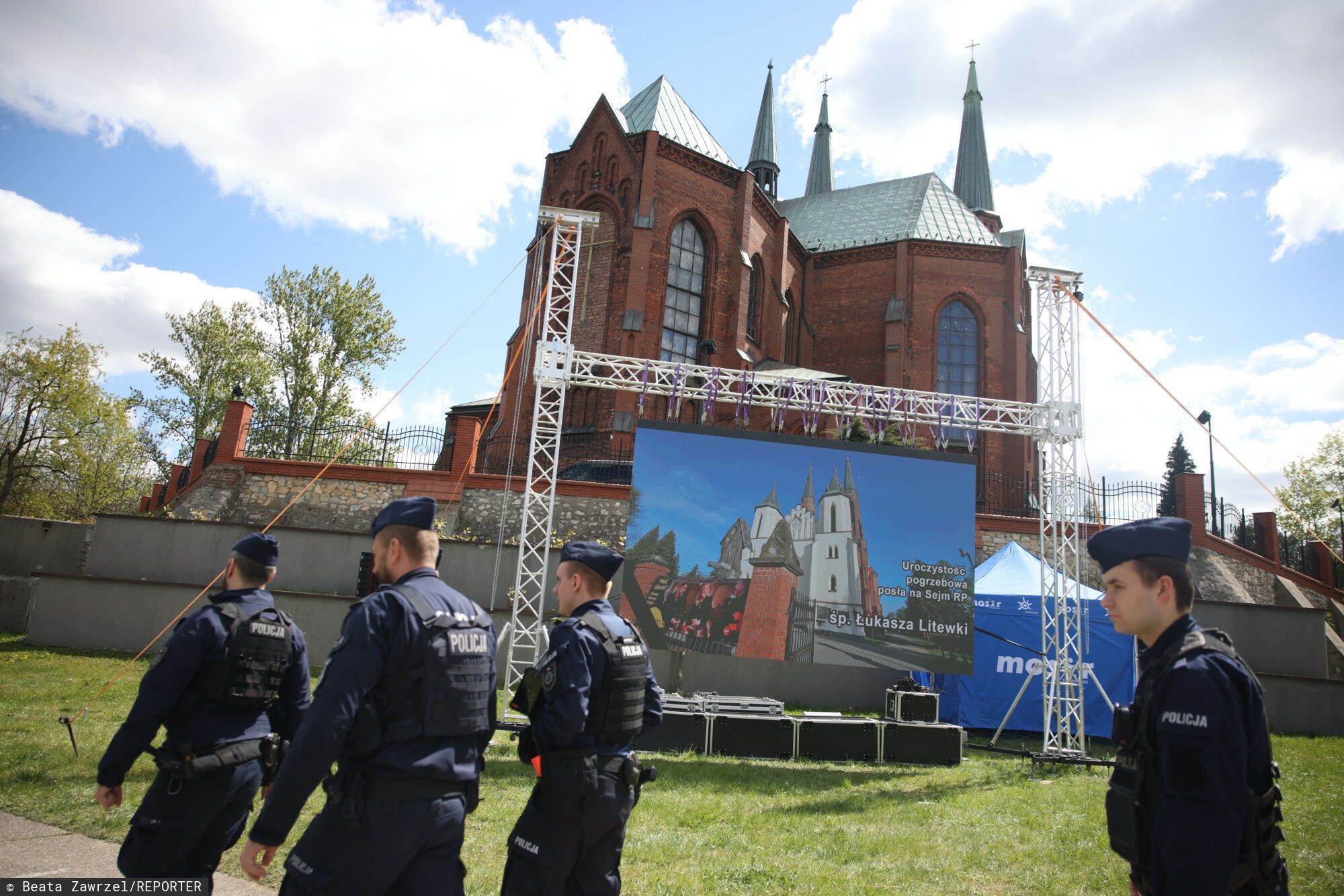 Uroczystości pogrzebowe posła Łukasza Litewki
