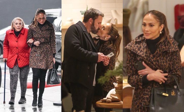 Jennifer Lopez i Ben Affleck na świątecznych zakupach z rodzicielkami