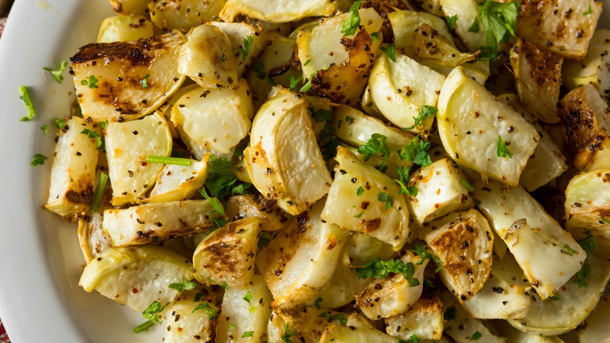 Pieczona kalarepa pobija serca i podniebienia